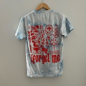 JuiceWRLD graphic tye-dye tee